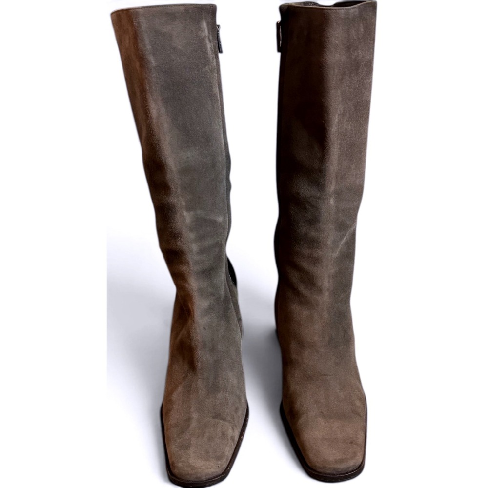 Gucci Suede Heeled Boots